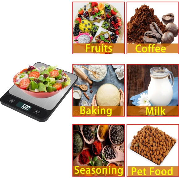 USB Rechargeable Digital Kitchen Scale — Kitchen Gadgets, VITSOL