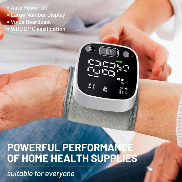 Voice Broadcast Blood Pressure Monitor — Blood Pressure Monitor, Oklar