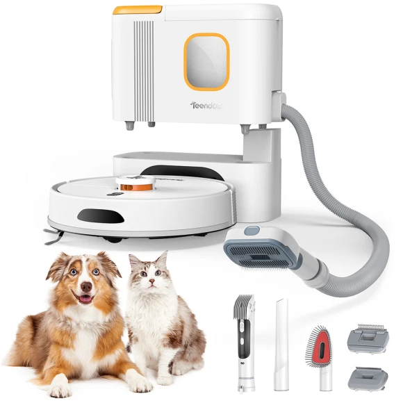 2-in-1 Robot Vacuum Cleaner and Pet Grooming Tool — Robot Vacuum, Teendow