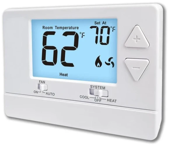Non-Programmable Thermostat, Digital Energy-Saving — Smart Thermostat, Riseem