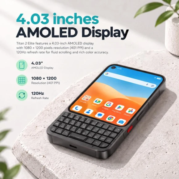 Titan 2 Elite QWERTY Physical Keyboard Phone — Smartphones, Unihertz