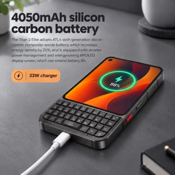 Titan 2 Elite QWERTY Physical Keyboard Phone — Smartphones, Unihertz