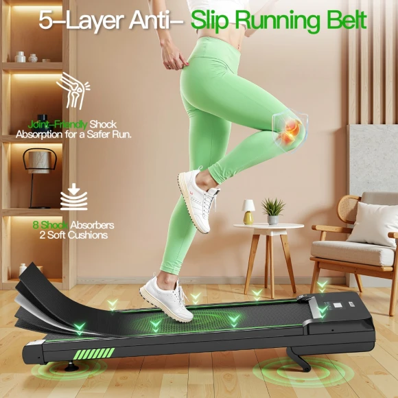 Under-Desk Walking Pad Treadmill — Connected Equipment, Akluer