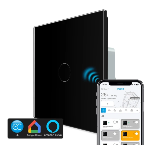 WiFi Touch Wall Switch for Smart Home — Smart Switch, LIVOLO