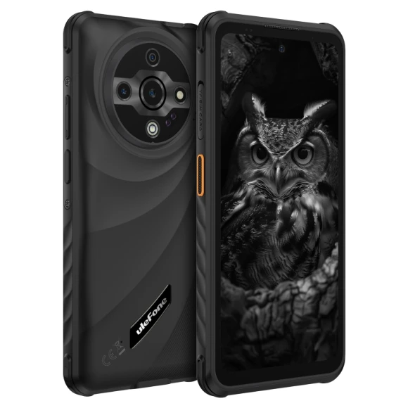 5G Rugged Smartphone, 8GB RAM + 256GB Storage, Black — Smartphones, Ulefone