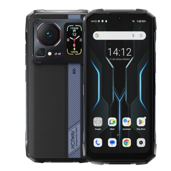 Cyber 16 Pro Rugged Phone, Black, 8GB+512GB — Smartphones, HOTWAV