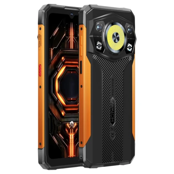 Orange Rugged Phone — Smartphones, HOTWAV