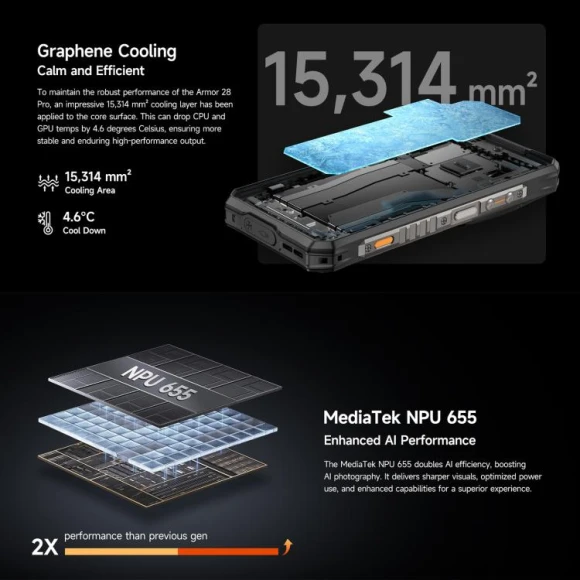 Rugged phone, Black — Smartphones, Ulefone
