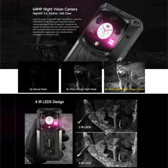 Rugged phone, Black — Smartphones, Ulefone