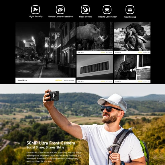 Rugged phone, Black — Smartphones, Ulefone