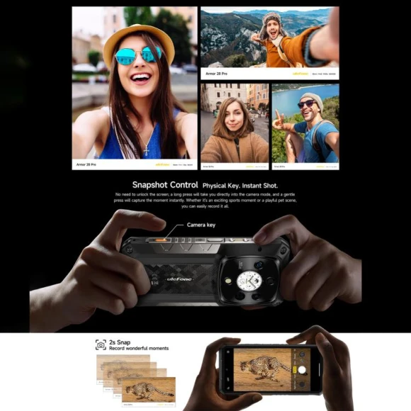 Rugged phone, Black — Smartphones, Ulefone