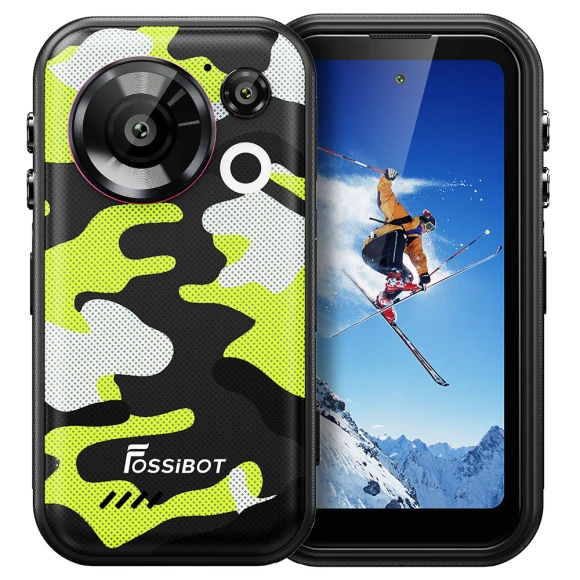 Rugged smartphone, 12GB RAM + 256GB ROM, Green — Smartphones, FOSSiBOT