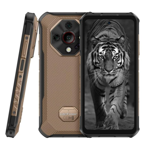 Rugged Smartphone, 6GB RAM + 128GB Storage, Sand Dune — Smartphones, Ulefone