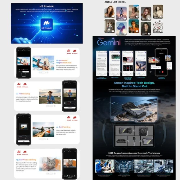 Rugged Smartphone, Black — Smartphones, HOTWAV