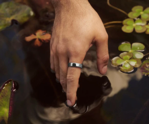 Smart ring, Silver, size 07 (17,3) — Smart Ring, Oura