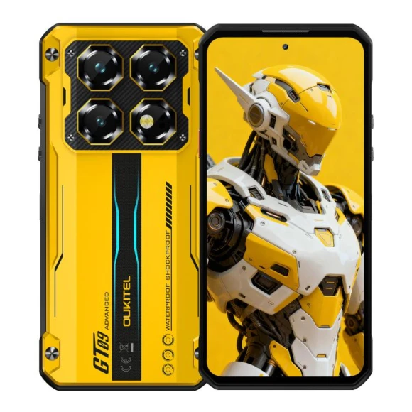 WP60 Rugged Phone, Yellow, 8GB RAM + 512GB ROM — Smartphones, OUKITEL