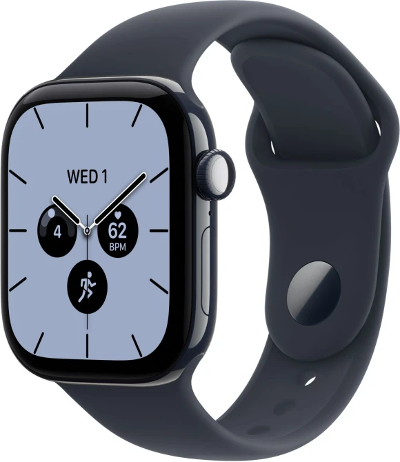 42 mm GPS + Cellular Smartwatch with Navy Blue Sport Band, size S/M — Smart Watch, Apple