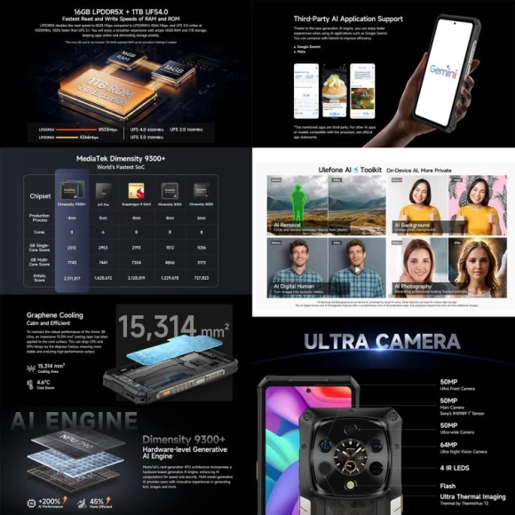 Armor 28 Ultra Thermal Version Rugged Phone — Smartphones, Ulefone