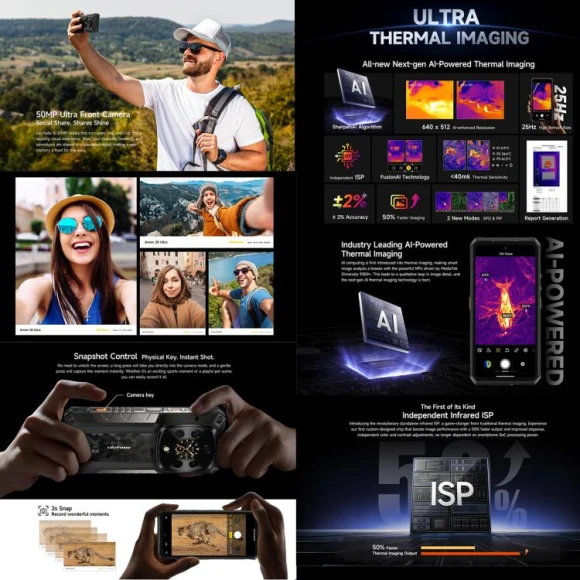 Armor 28 Ultra Thermal Version Rugged Phone — Smartphones, Ulefone
