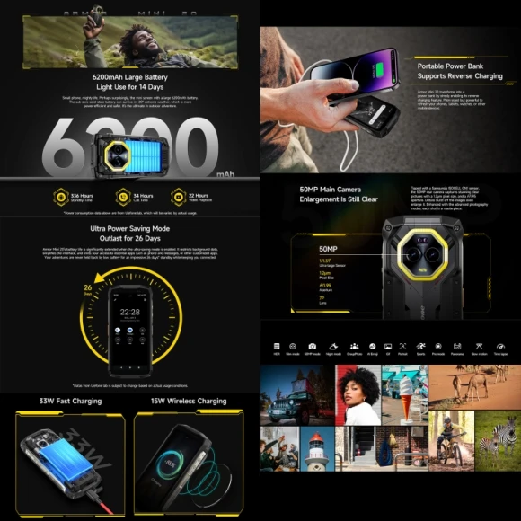 Armor Mini 20 Rugged Phone — Smartphones, Ulefone