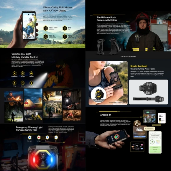 Armor Mini 20 Rugged Phone — Smartphones, Ulefone