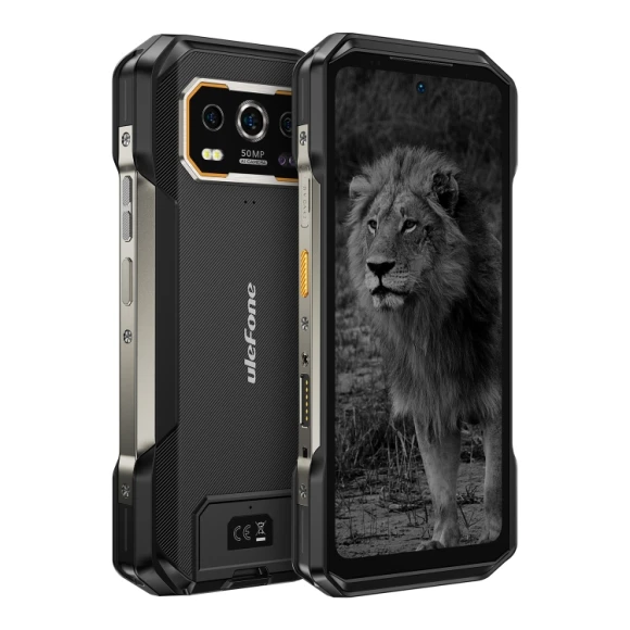 Rugged Phone, Black, 12GB+256GB — Smartphones, Ulefone