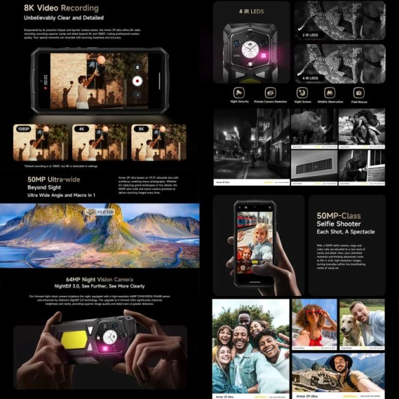 Rugged Smartphone, 16GB RAM + 1TB Storage — Smartphones, Ulefone