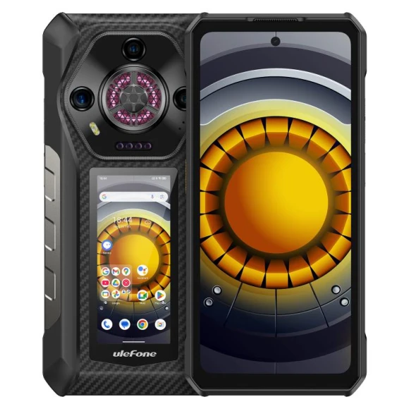 Rugged smartphone, 16GB RAM + 512GB storage, Black — Smartphones, Ulefone