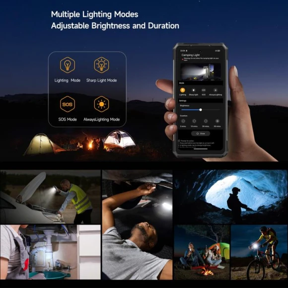 Rugged Smartphone with Projector, Black — Smartphones, Ulefone