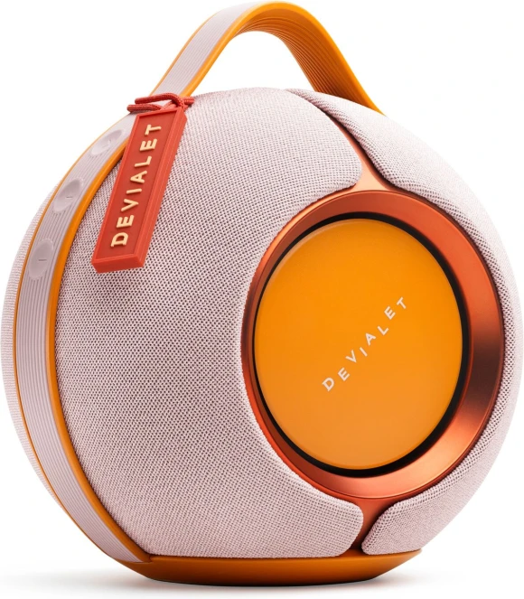 Mania Cloud Pink Rose Bloom Portable Smart Speaker with Cocoon Gift Case — Smart Speaker, Devialet