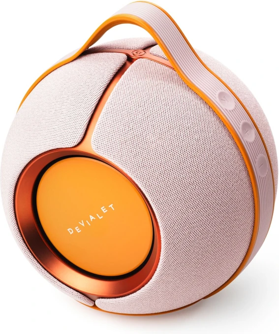Mania Cloud Pink Rose Bloom Portable Smart Speaker with Cocoon Gift Case — Smart Speaker, Devialet