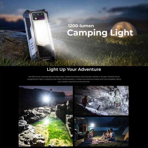 Rugged Projector Phone, 12GB RAM + 512GB ROM, Black — Smartphones, OUKITEL
