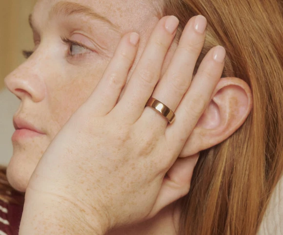 Smart Ring, Rose Gold, Size 10 (19.8) — Smart Ring, Oura