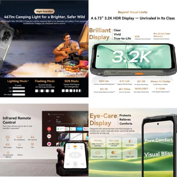 Smartphone with Built-in Projector — Smartphones, Blackview