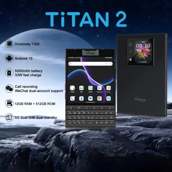 Titan 2 12GB RAM + 512GB storage mobile phone — Smartphones, Unihertz
