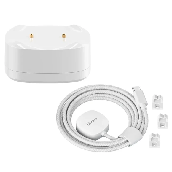 Water Leak Sensor with Detection Cable — Water Shut Off Valve, Sonoff