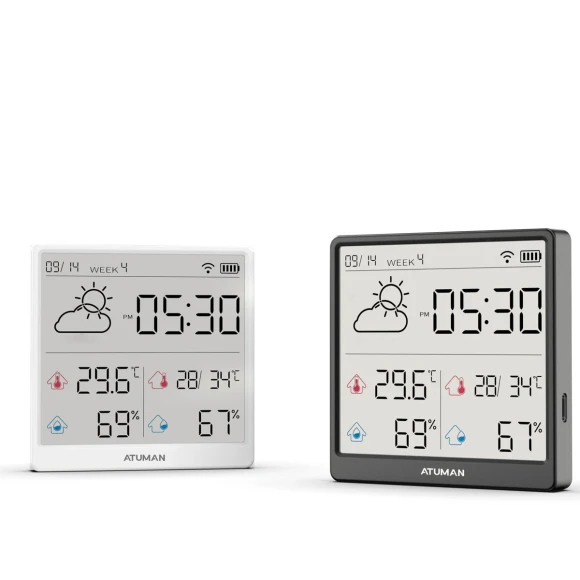 Wi-Fi Hygrometer — Temperature & Humidity Sensor, Duka Atuman