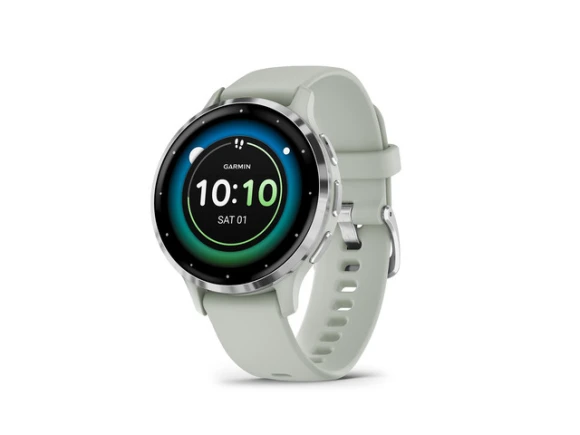 Smart Watch, Silver Bezel, Sage Gray Case — Smart Watch, Garmin
