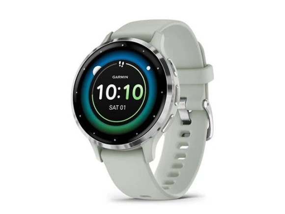 Smart Watch, Silver Bezel, Sage Gray Case — Smart Watch, Garmin