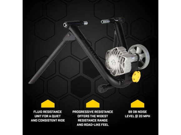 Indoor bike trainer with included speed sensor — Connected Equipment, Saris
