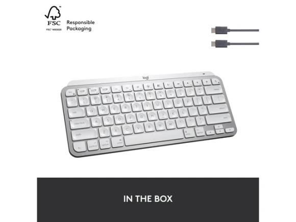 Wireless keyboard, compact design, Pale Gray — Bluetooth Keyboard, Logitech