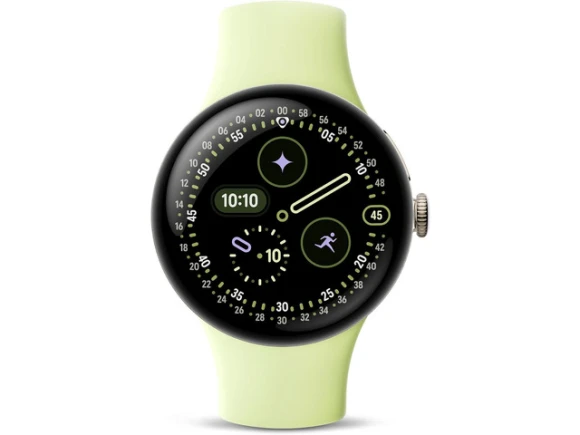 41mm Smartwatch, Champagne Gold case with Lemongrass band — Smart Watch, Google