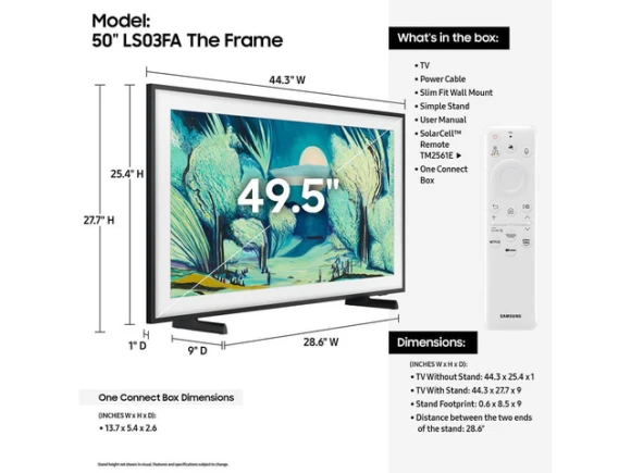 50-Inch 4K QLED Smart TV — Smart TV, Samsung