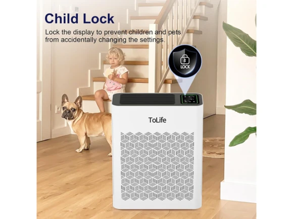 Air Purifier, White — Air Purifier, TEMAGICH