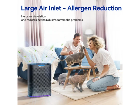 Black Air Purifier — Air Purifier, TEMAGICH