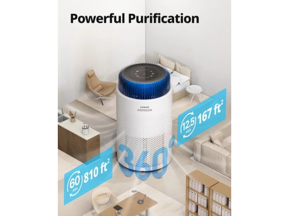 White Air Purifier — Air Purifier, TEMAGICH