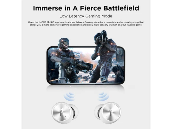 Wireless Earbuds, White — Wireless Earbuds, 1MORE