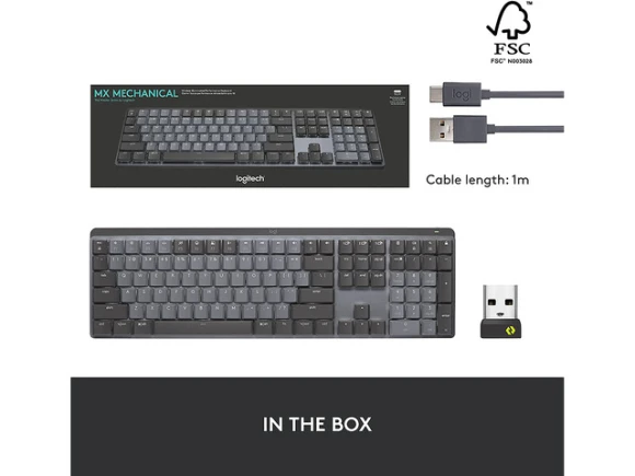 Wireless Keyboard, Graphite — Bluetooth Keyboard, Logitech
