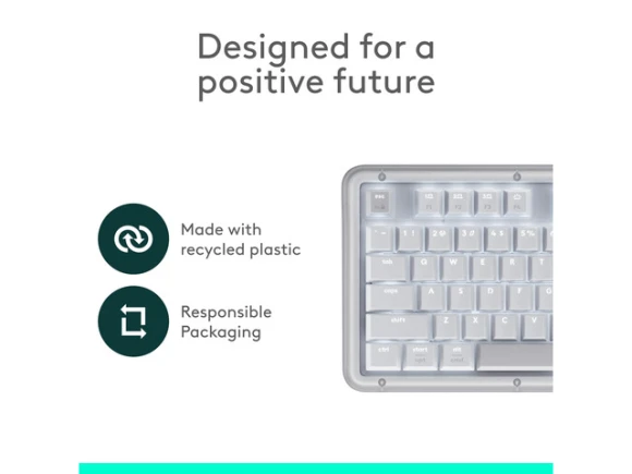 Wireless Mechanical Keyboard, Off-white — Bluetooth Keyboard, Logitech