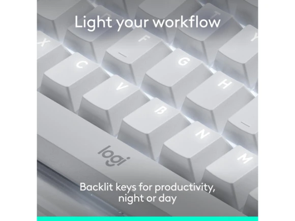 Wireless Mechanical Keyboard, Off-white — Bluetooth Keyboard, Logitech